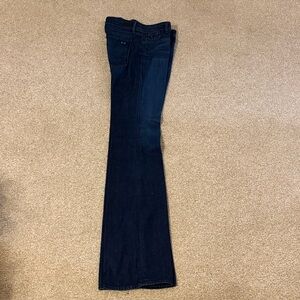 Dark Blue extra tall  Women's Habitual flare leg Jeans